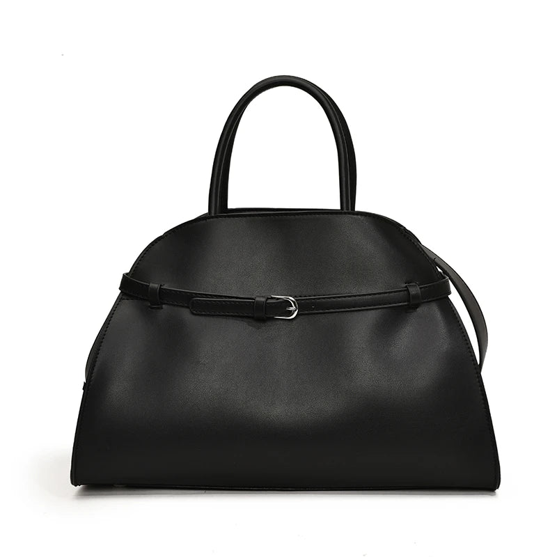 Stylowa duża torba shopper z PU